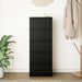 Bufetă cu sertare Stejar negru 37,5x35x99 cm Lemn prelucrat - WALTI WALTI