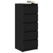 Bufetă cu sertare Stejar negru 37,5x35x99 cm Lemn prelucrat - WALTI WALTI