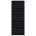 Bufetă cu sertare Stejar negru 37,5x35x99 cm Lemn prelucrat - WALTI WALTI