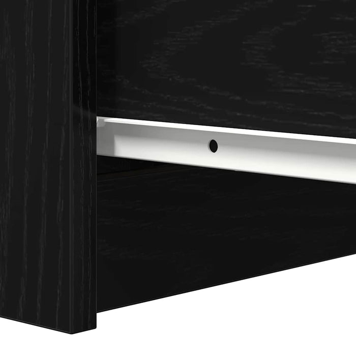 Bufetă cu sertare Stejar negru 37,5x35x99 cm Lemn prelucrat - WALTI WALTI