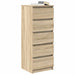 Bufetă cu sertare Stejar Sonoma 37,5x35x99 cm Lemn prelucrat - WALTI WALTI