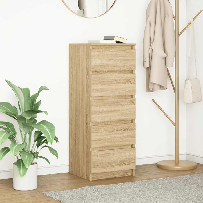 Bufetă cu sertare Stejar Sonoma 37,5x35x99 cm Lemn prelucrat - WALTI WALTI