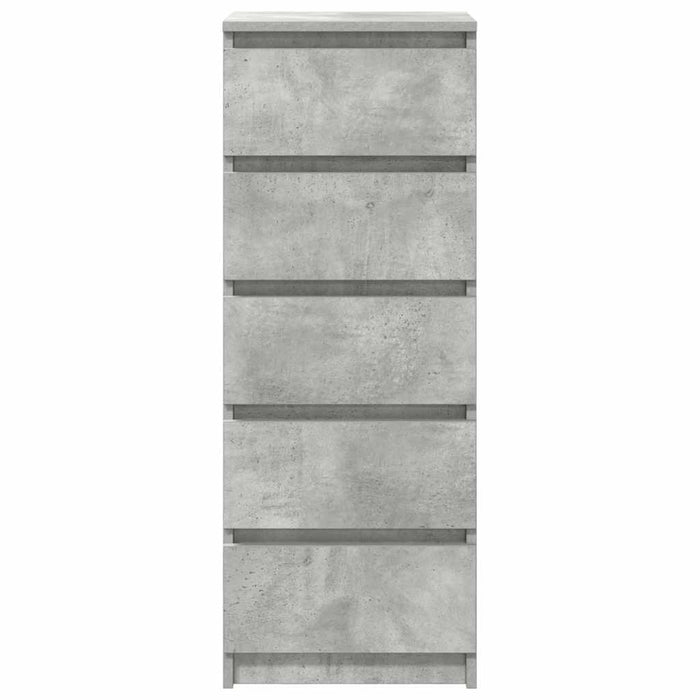 Bufetă cu sertare Gri beton 37,5x35x99 cm Lemn prelucrat - WALTI WALTI