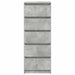 Bufetă cu sertare Gri beton 37,5x35x99 cm Lemn prelucrat - WALTI WALTI