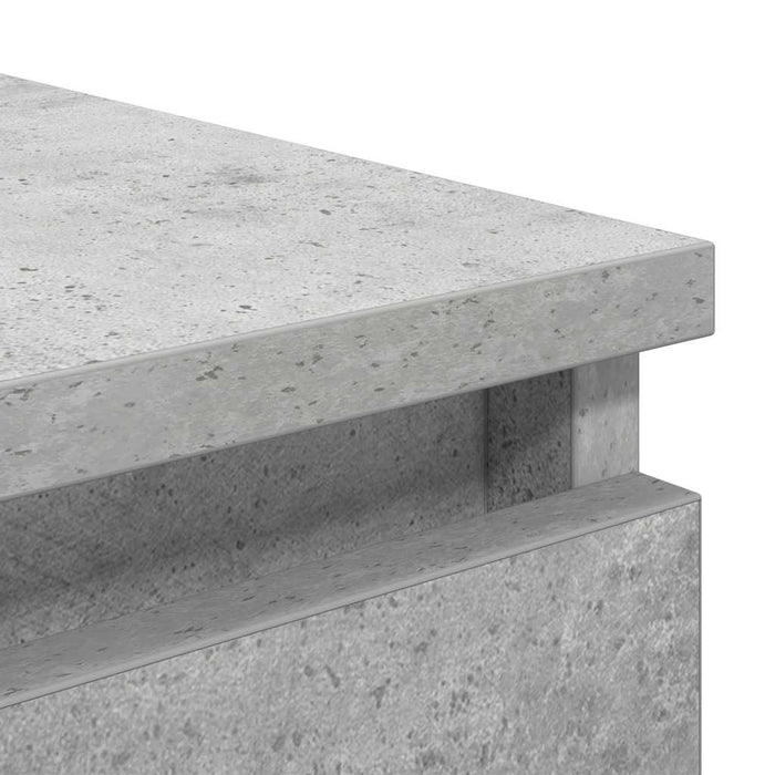 Bufetă cu sertare Gri beton 37,5x35x99 cm Lemn prelucrat - WALTI WALTI