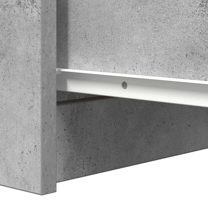 Bufetă cu sertare Gri beton 37,5x35x99 cm Lemn prelucrat - WALTI WALTI