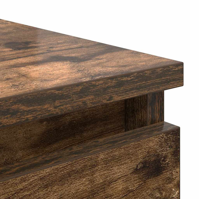 Bufetă cu sertare Stejar afumat 37,5x35x99 cm Lemn prelucrat - WALTI WALTI
