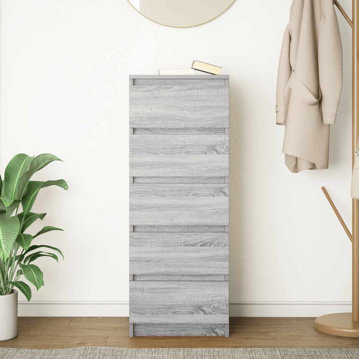 Bufetă cu sertare Gri Sonoma 37,5x35x99 cm Lemn prelucrat - WALTI WALTI