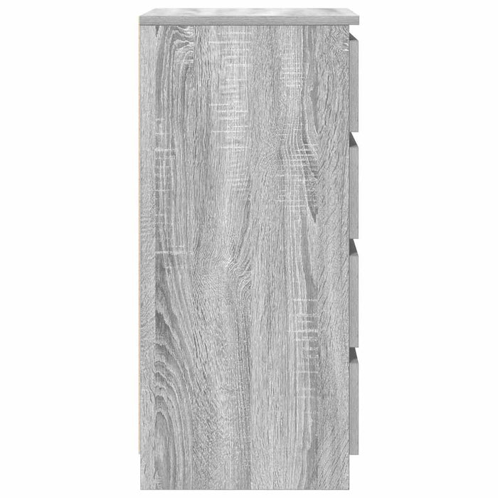 Bufetă cu sertare Gri Sonoma 37,5x35x99 cm Lemn prelucrat - WALTI WALTI