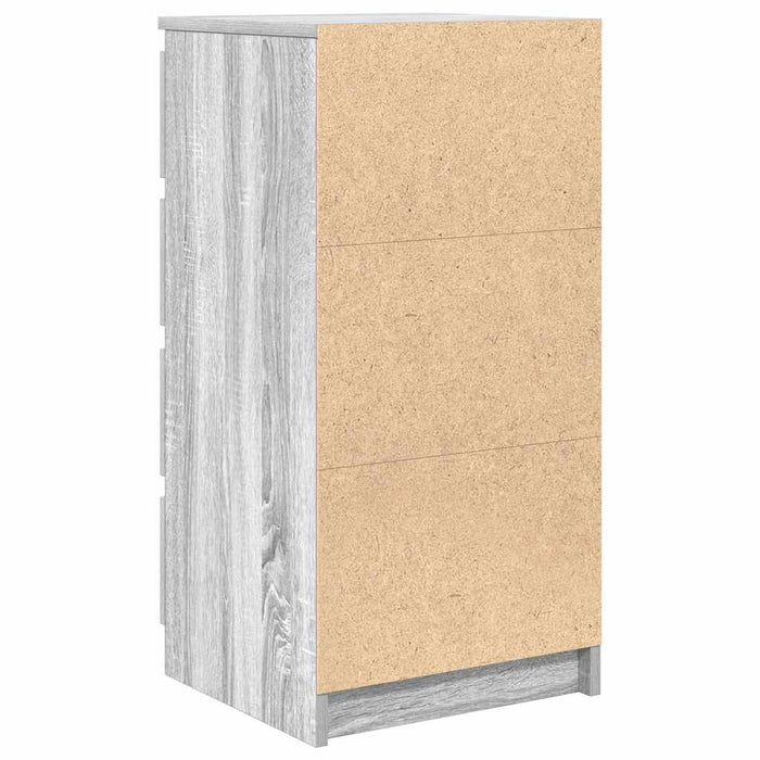 Bufetă cu sertare Gri Sonoma 37,5x35x99 cm Lemn prelucrat - WALTI WALTI