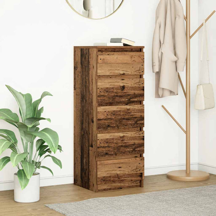 Bufetă cu sertare Lemn vechi 37,5x35x99 cm Lemn prelucrat - WALTI WALTI