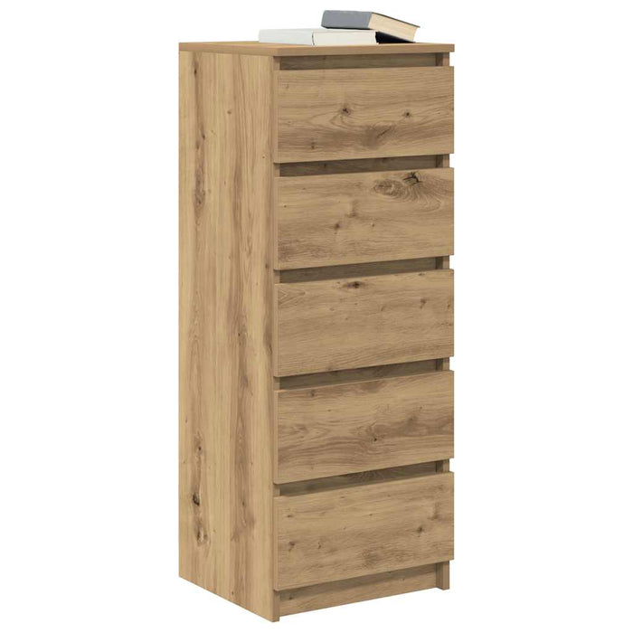 Bufetă cu sertare Stejar Artisan 37,5x35x99 cm Lemn prelucrat - WALTI WALTI