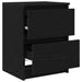 Dulap TV negru 40x35x54 cm din lemn prelucrat - WALTI WALTI