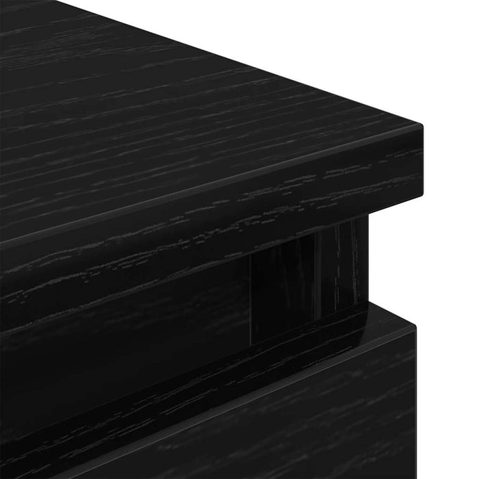 Dulap TV negru 40x35x54 cm din lemn prelucrat - WALTI WALTI