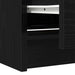 Dulap TV negru 40x35x54 cm din lemn prelucrat - WALTI WALTI