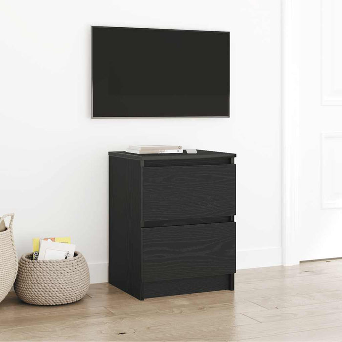 Dulap TV negru 40x35x54 cm din lemn prelucrat - WALTI WALTI