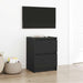 Dulap TV negru 40x35x54 cm din lemn prelucrat - WALTI WALTI