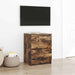 Dulap TV Stejar afumat 40x35x54 cm Lemn prelucrat - WALTI WALTI
