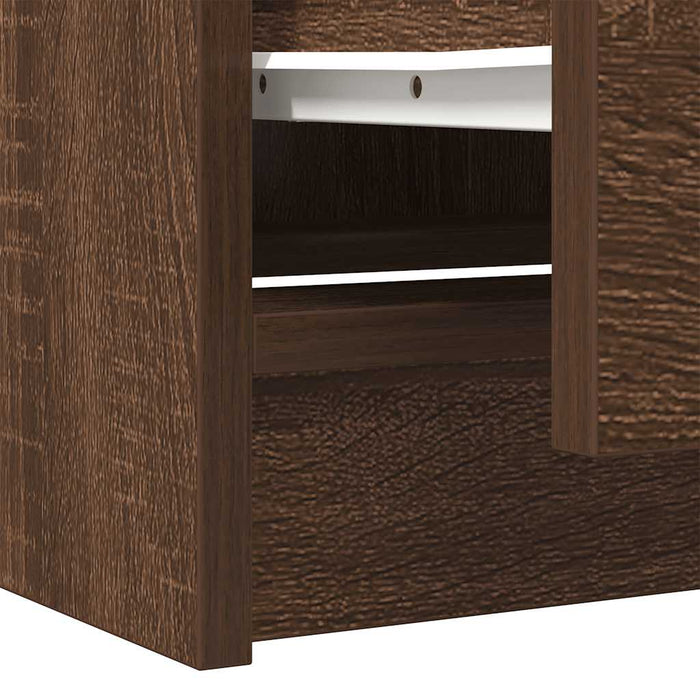 Dulap TV Stejar maro 40x35x54 cm Lemn prelucrat - WALTI WALTI