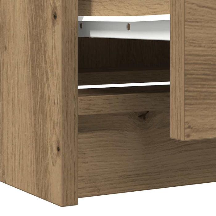 Dulap TV Artisan Stejar 40x35x54 cm Lemn prelucrat WALTI