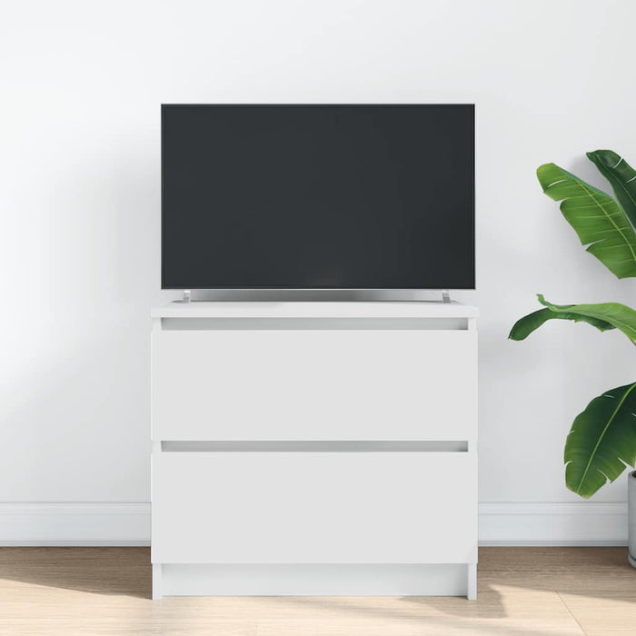 Dulap TV, alb, 60x35x54 cm, lemn prelucrat - WALTI WALTI
