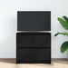 Dulap TV negru 60x35x54 cm lemn prelucrat - WALTI WALTI