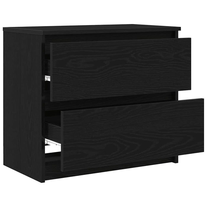 Dulap TV negru 60x35x54 cm lemn prelucrat - WALTI WALTI