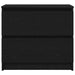 Dulap TV negru 60x35x54 cm lemn prelucrat - WALTI WALTI