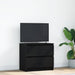 Dulap TV negru 60x35x54 cm lemn prelucrat - WALTI WALTI
