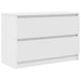 Dulap TV alb 80x35x54 cm lemn prelucrat - WALTI WALTI