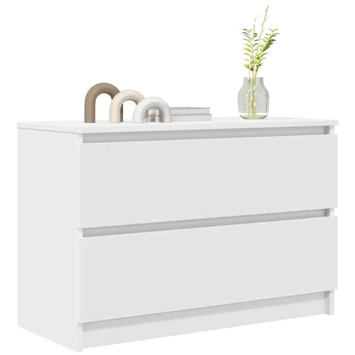 Dulap TV alb 80x35x54 cm lemn prelucrat - WALTI WALTI