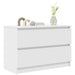 Dulap TV alb 80x35x54 cm lemn prelucrat - WALTI WALTI