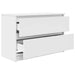Dulap TV alb 80x35x54 cm lemn prelucrat - WALTI WALTI
