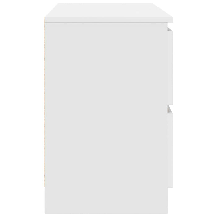 Dulap TV alb 80x35x54 cm lemn prelucrat - WALTI WALTI