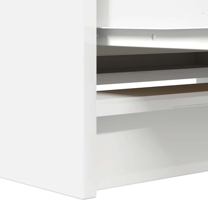 Dulap TV alb 80x35x54 cm lemn prelucrat - WALTI WALTI