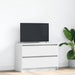 Dulap TV alb 80x35x54 cm lemn prelucrat - WALTI WALTI