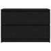 Dulap TV negru 80x35x54 cm lemn prelucrat - WALTI WALTI