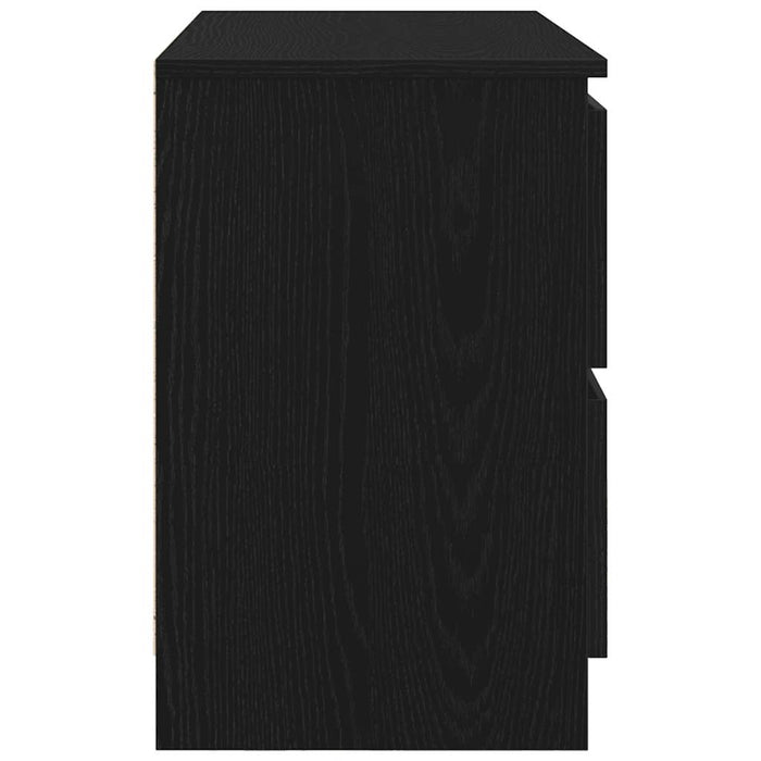 Dulap TV negru 80x35x54 cm lemn prelucrat - WALTI WALTI
