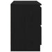 Dulap TV negru 80x35x54 cm lemn prelucrat - WALTI WALTI