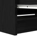 Dulap TV negru 80x35x54 cm lemn prelucrat - WALTI WALTI