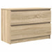 Dulap TV Stejar Sonoma 80x35x54 cm Lemn prelucrat - WALTI WALTI