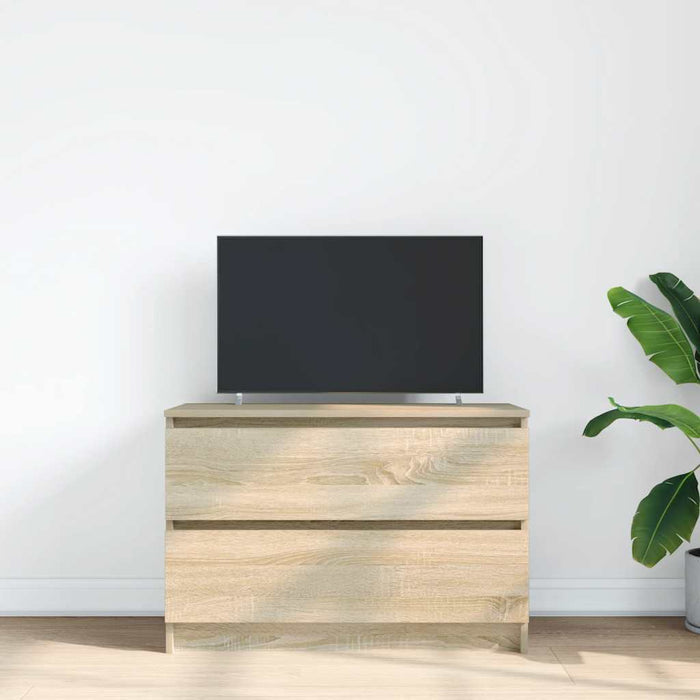 Dulap TV Stejar Sonoma 80x35x54 cm Lemn prelucrat - WALTI WALTI