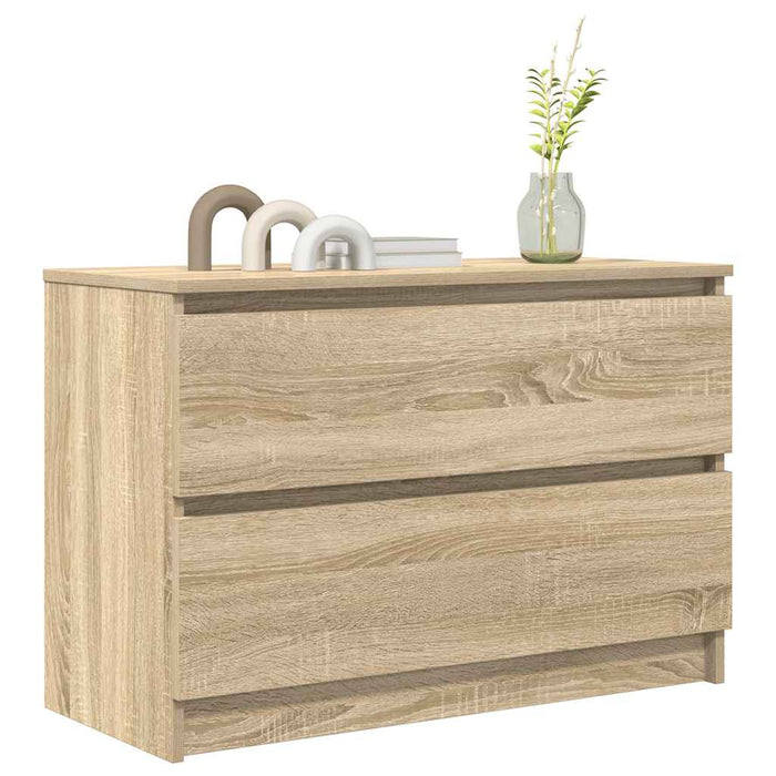 Dulap TV Stejar Sonoma 80x35x54 cm Lemn prelucrat - WALTI WALTI