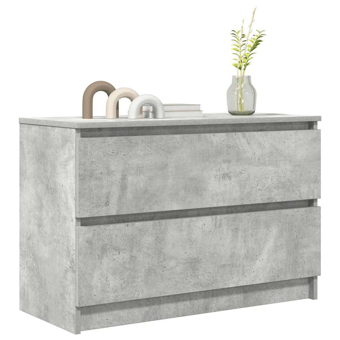 Dulap TV Beton Gri 80x35x54 cm Lemn prelucrat - WALTI WALTI