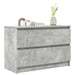 Dulap TV Beton Gri 80x35x54 cm Lemn prelucrat - WALTI WALTI