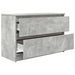 Dulap TV Beton Gri 80x35x54 cm Lemn prelucrat - WALTI WALTI