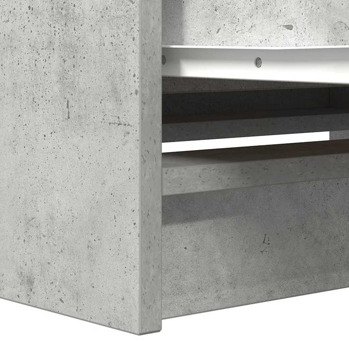 Dulap TV Beton Gri 80x35x54 cm Lemn prelucrat - WALTI WALTI