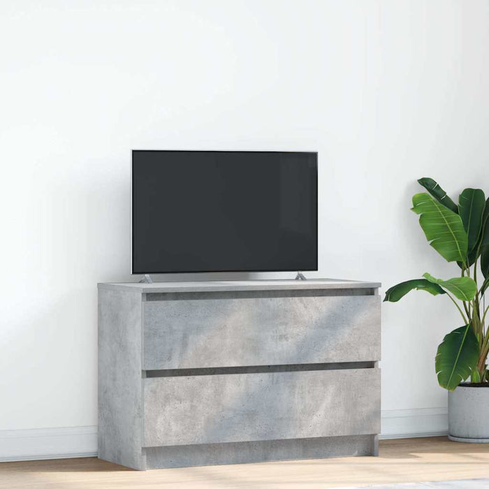 Dulap TV Beton Gri 80x35x54 cm Lemn prelucrat - WALTI WALTI