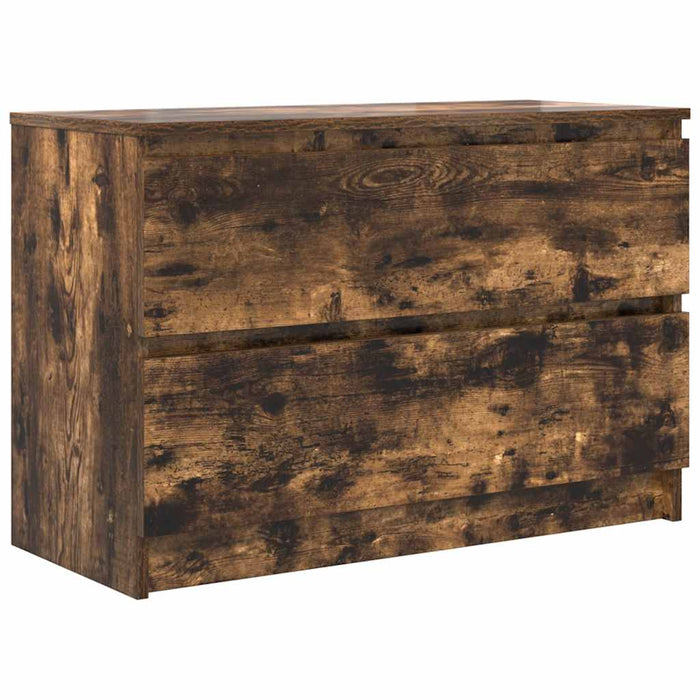Dulap TV Stejar afumat 80x35x54 cm Lemn prelucrat - WALTI WALTI