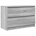 Dulap TV Gri Sonoma 80x35x54 cm lemn prelucrat - WALTI WALTI